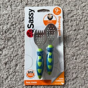 Sassy Metal Fork and Spoon Set